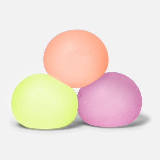 Speks Gump Memory Gel Stress Ball 3-Pack - Warm
