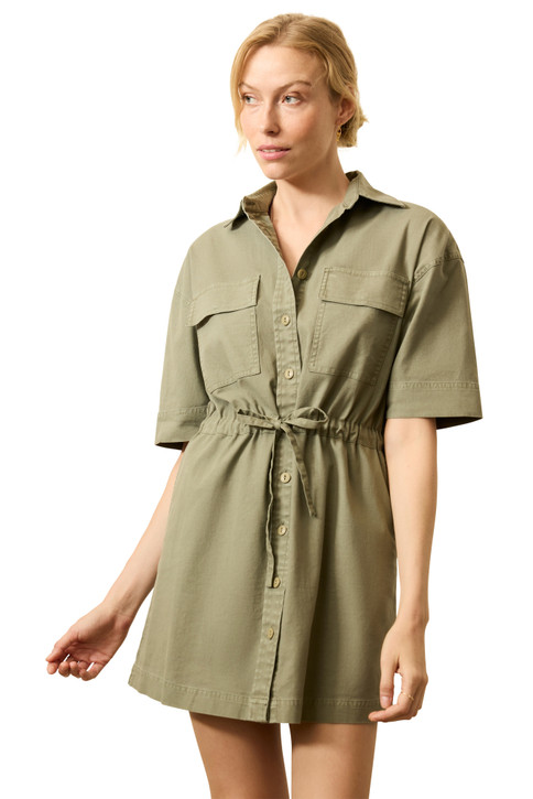 Faherty Women's Utility Shirt Dress