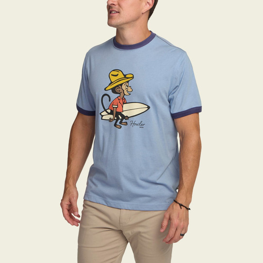 Howler Brothers Men's El Monito Surfs Ringer T-Shirt