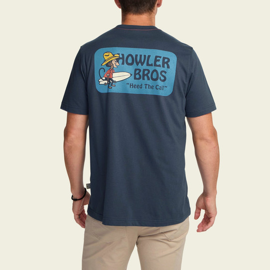 Howler Brothers Men's El Monito Surfs Badge T-Shirt