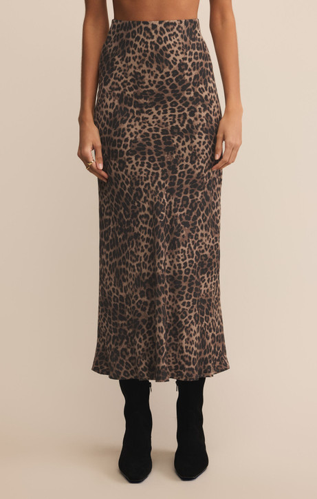 Z Supply Women's Izabel Leopard Skirt
