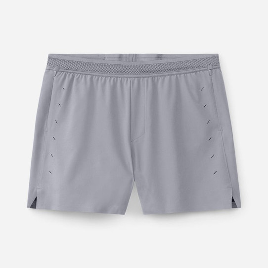 Ten Thousand Session Running Shorts Light Grey 5-inch front