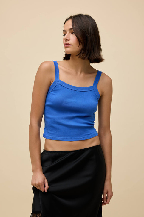 Daydreamer Women's 90's Tank Top in Ultra Marine back view