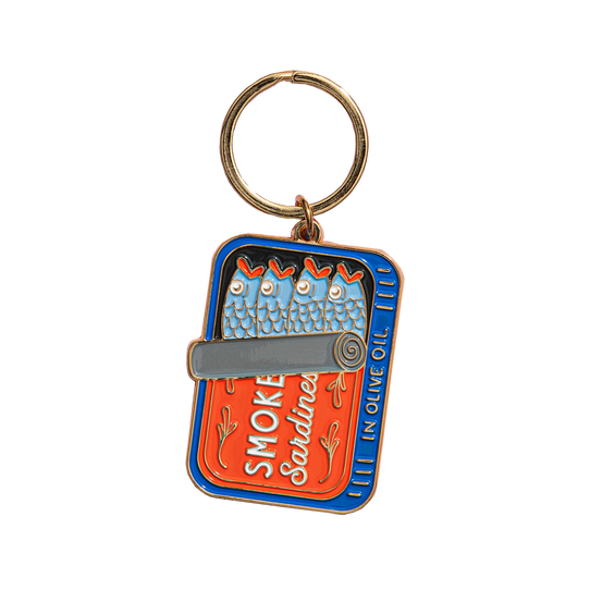 Brittany Paige Sardines Can Enamel Keychain
