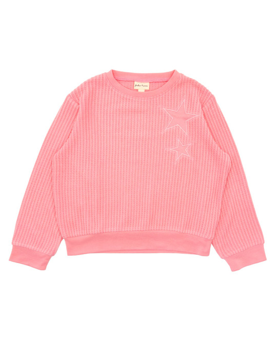 long sleeve striped logo T-shirt Girls' Scout Thermal Top long sleeve striped logo T-shirt Girls' Scout Thermal Top