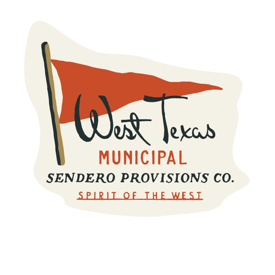 Sendero Provisions Co. West Texas Municipal Golf Course Sticker
