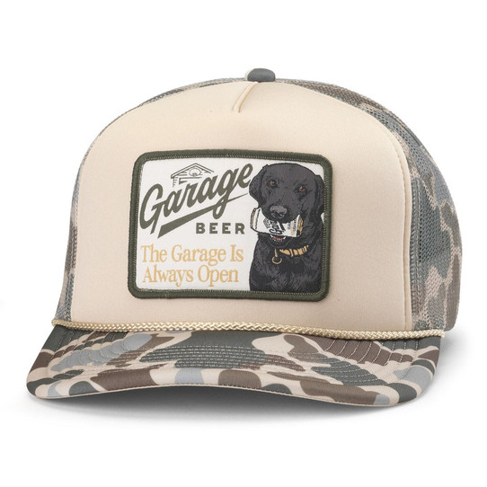 American Needle Garage Beer Mallard Foamy Trucker Hat detail view
