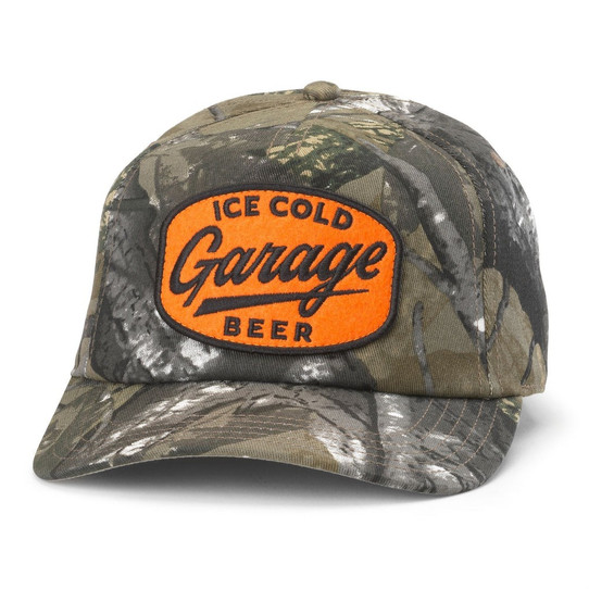 American Needle Garage Beer Camo Roscoe Hat back view