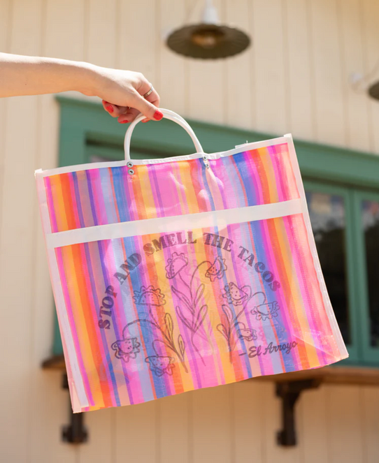 El Arroyo Mesh Market Tote Bag - Smell The Tacos