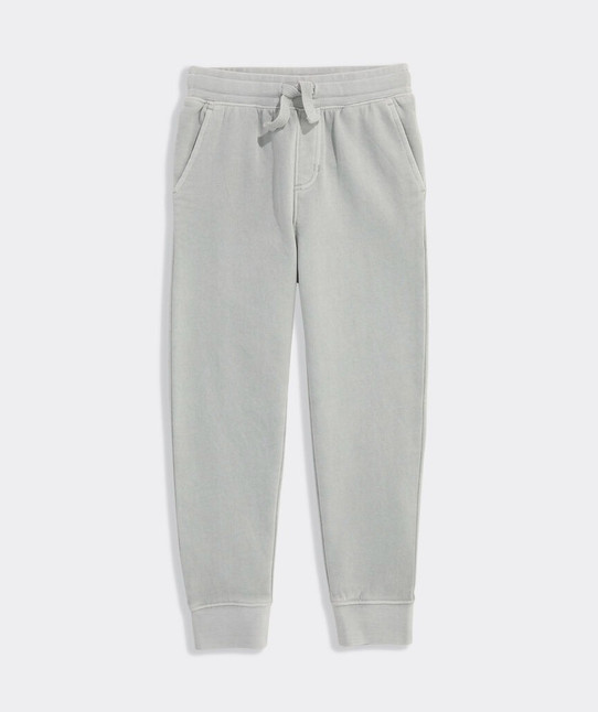 The Vineyard Vines Boys' Surf Terry Joggers in Granite White