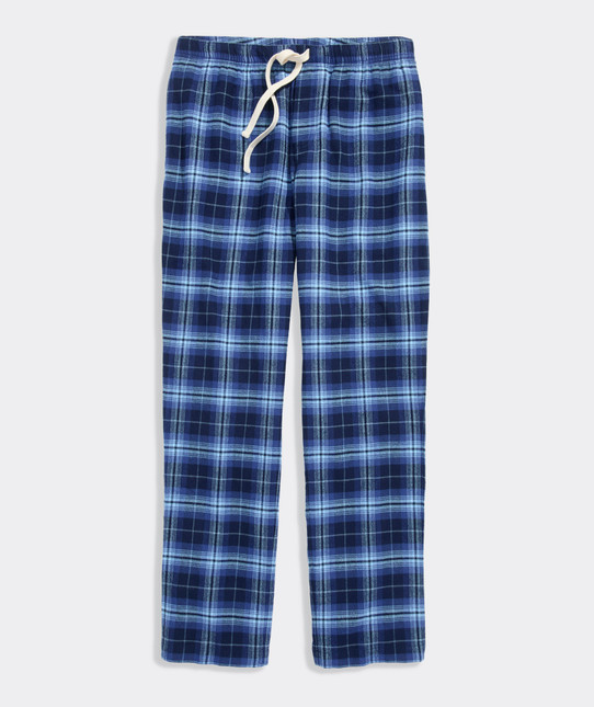 The Vineyard Vines Men's Flannel Pajama Pants in Blue The Vineyard Vines Men's Flannel Pajama Pants in Blue