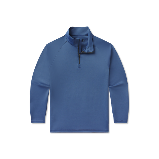 The Southern Marsh Boys' Southampton Performance Quarterzip Pullover in Navy