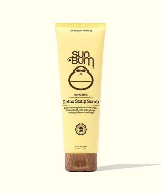 Sun Bum Surf Paste detoxifying shampoo bottle display