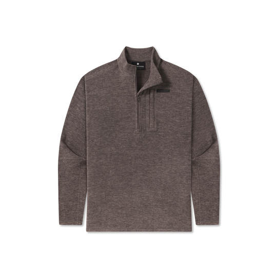 The Southern Marsh Men's Maple Grove Brushed Pullover in Midnight Grey