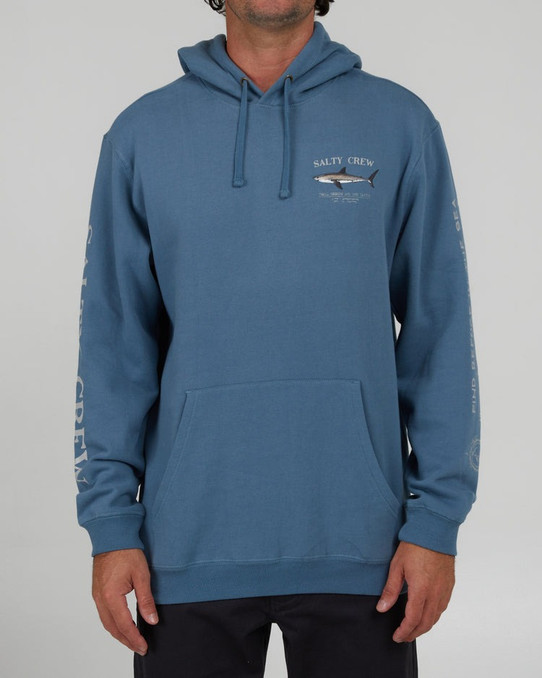 The Salty Crew Men's Bruce Fleece Hoodie in Slate Blue