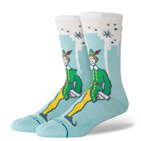 Stance x Elf Big City Crew Socks Stance x Elf Big City Crew Socks side view