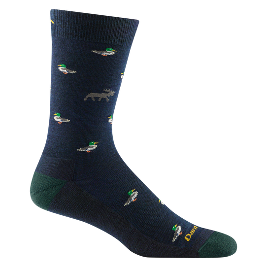 Darn Tough Men's Duck Duck Moose Crew Lightweight Socks