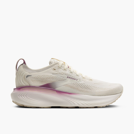 Brooks Women's Adrenaline GTS 25 Coconut and Argyle lateral view