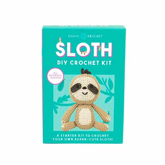 The Gift Republic Sloth Crochet Kit