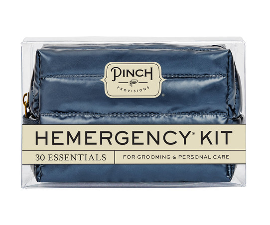 Pinch Provisions Hemergency Puff Kit navy contents