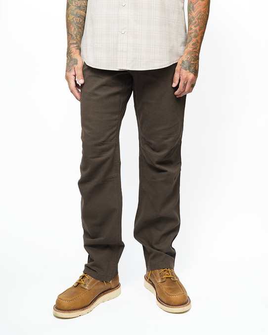 Off The Grid Surplus Trailblazer Standard Fit Pants Dark Brown front view