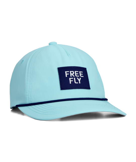 The Free Fly Wild Standard Patch Performance Hat in Tropic Sea