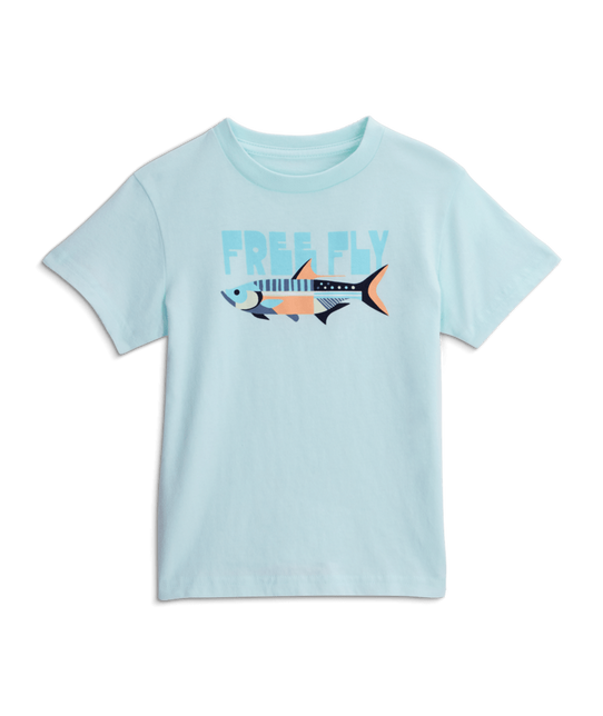Free Fly Toddler Wild Pursuits Tee Tropic Sea front