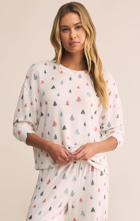 Z Supply Women's Alpine Tree Long Sleeve Top