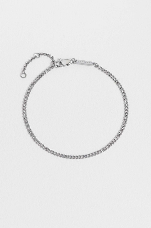 Bartlett London Men's Fine Curb Chain Bracelet full product