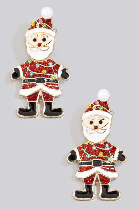The Christmas Santa Claus Earrings