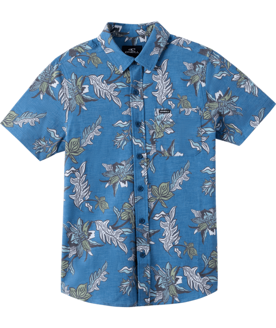 O'Neill Boys' UPF Slub Standard Fit Shirt Navy detail view