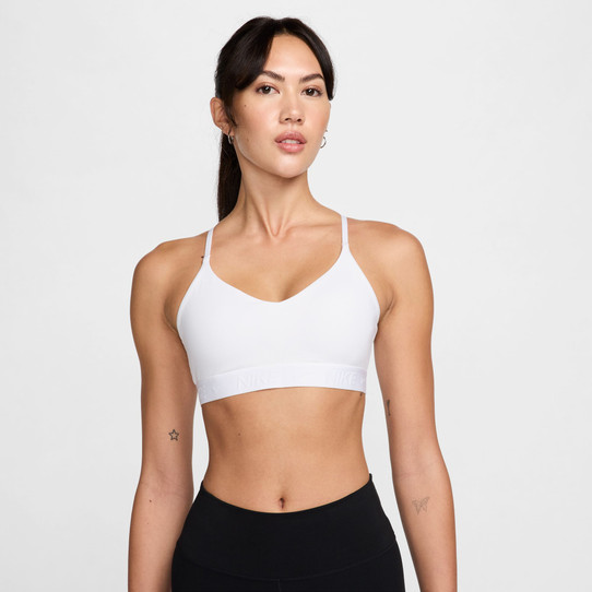 Nike Women's Indy Light Sports Bra in White