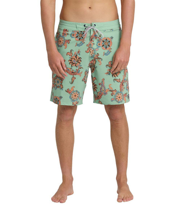 Billabong Men's Sundays Lo Tide Boardshorts Granite Green full view