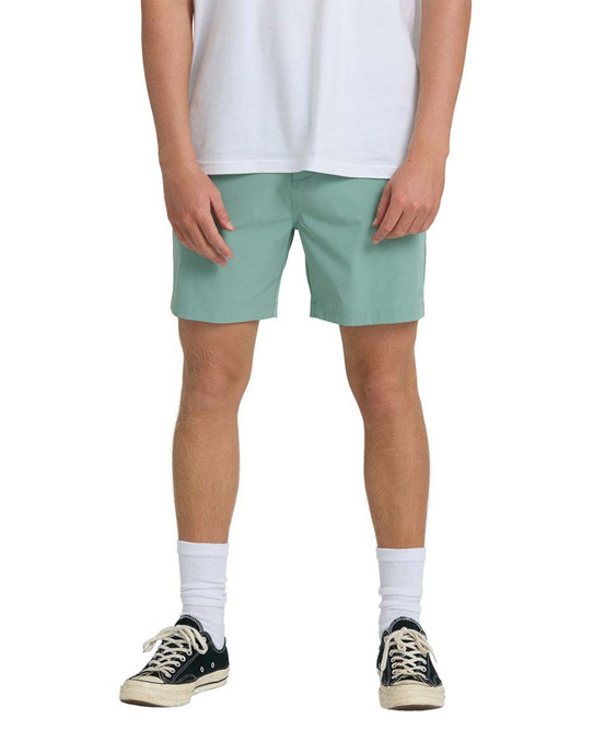 Billabong Men's Crossfire Submersible 17" Hybrid Shorts in Mist Green