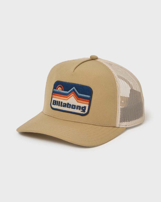 Billabong Adiv Bp Trucker Hat Khaki side view