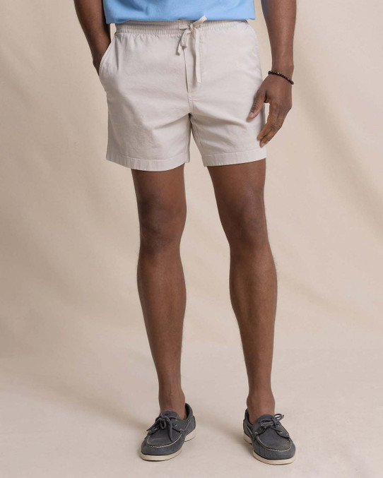 Southern Tide Men's Surf Rider Shorts Stone full length