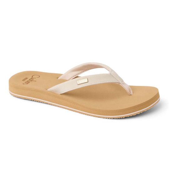 Reef Women's Baja Sands Flip Flops in Sand front view