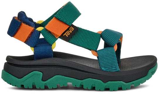 Teva Little Kids' Hurricane XLT Jr Sandals Blue Coral Multi top view