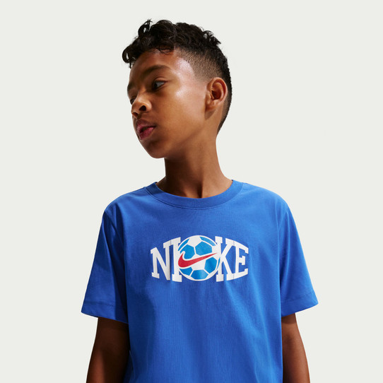 The Nike Kids' Soccer Tee in Game Royal