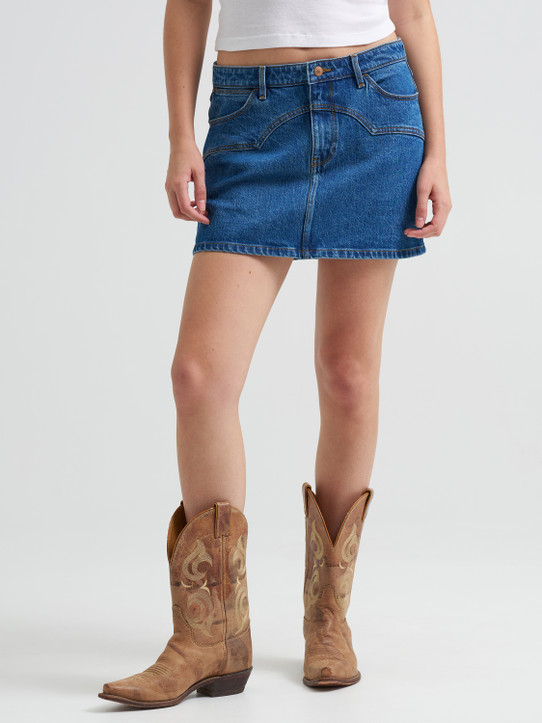 Wrangler Women's Western Mini Skirt