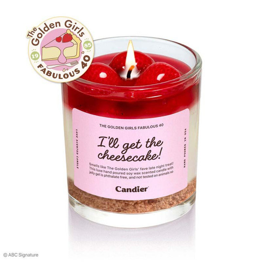 Candier The Golden Girls Cheesecake Candle full product