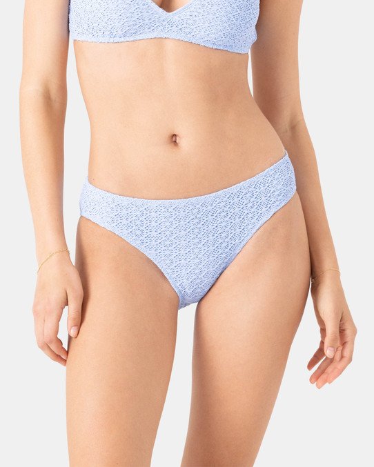 Roxy Women's Crochet Hipster Bikini Bottom back view