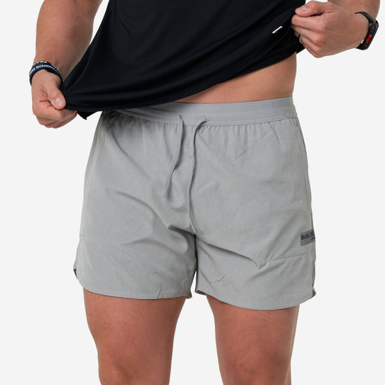 Burlebo Men's Training Shorts Heather Grey product shot