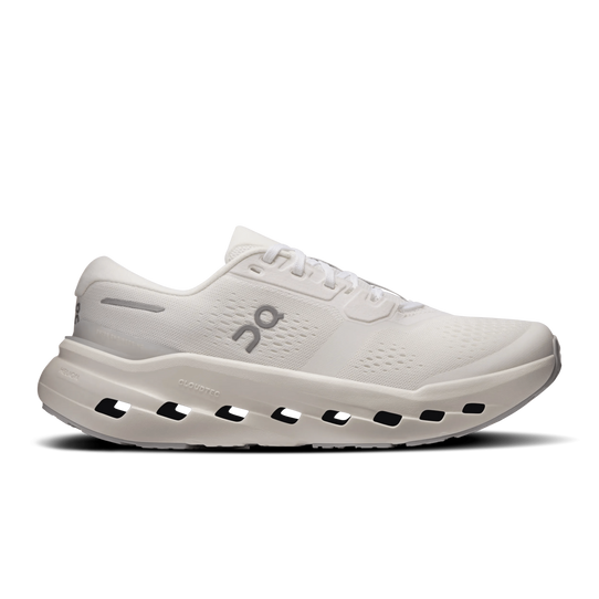 The On Running Women's Cloudrunner 3 Running Shoes in White and Ivory
