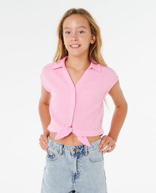 Rip Curl Girls' Premium Surf Woven Top full body
