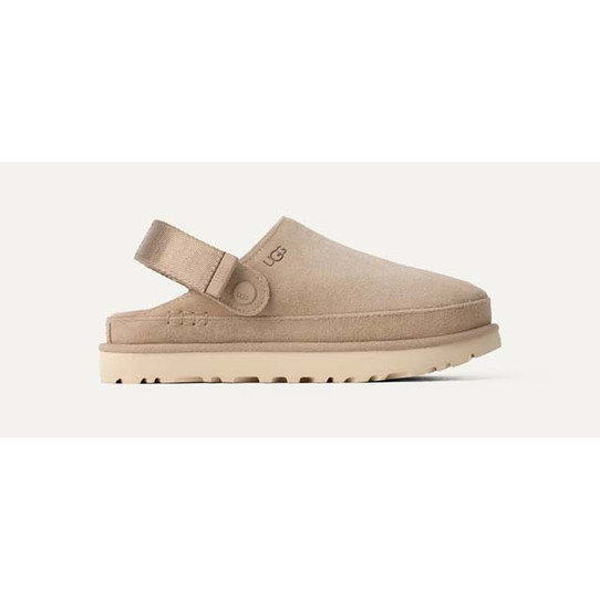 Ugg Women's Goldenstar Clogs in Sand top view