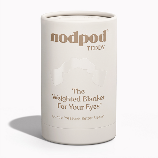 Nodpod Teddy Weighted Sleep Mask in Polar