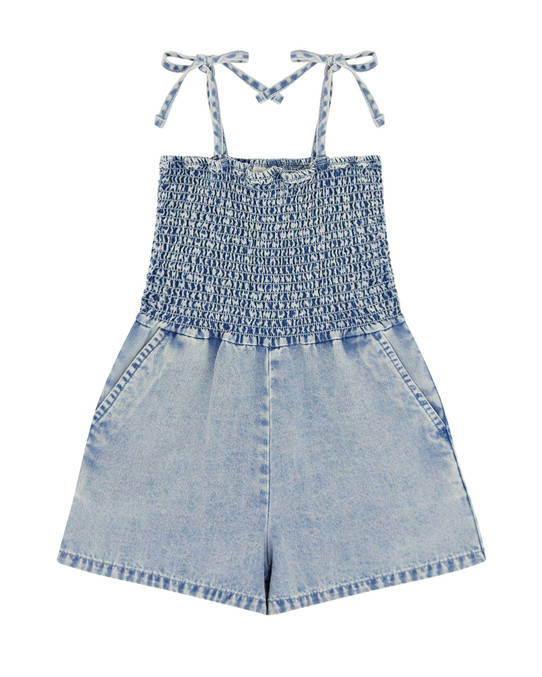 Feather 4 Arrow Girls' Brunch Club Romper detail view