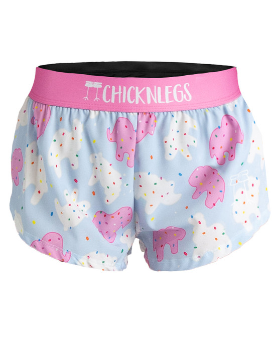ChicknLegs Women's Animal Cookies Shorts Chicknlegs Women's Animal Cookies Shorts back view