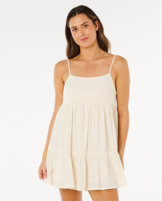 Rip Curl Women's Classic Surf Cover Up in Bone lifestyle view